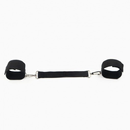 Черные наручники для фиксации со стропой - Сима-Ленд - купить с доставкой в Санкт-Петербурге