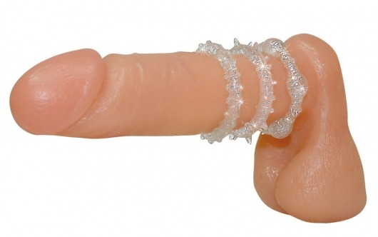 Набор из трех толстых эрекционных колец с шипами - Orion - в Санкт-Петербурге купить с доставкой