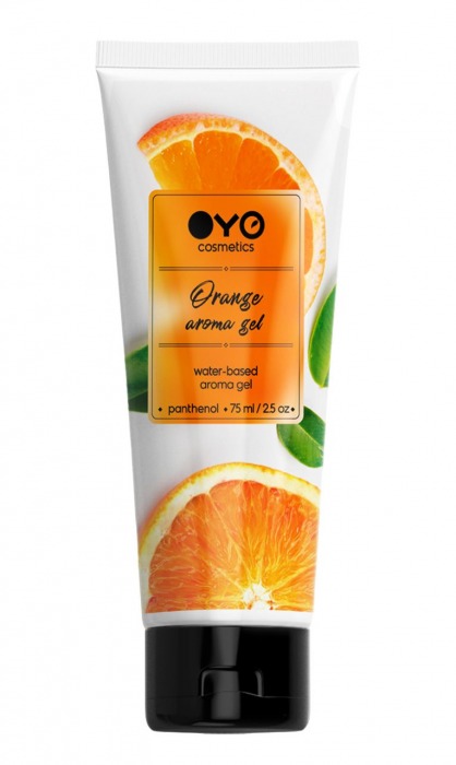 Лубрикант на водной основе OYO Aroma Gel Orange с ароматом апельсина - 75 мл. - OYO - купить с доставкой в Санкт-Петербурге