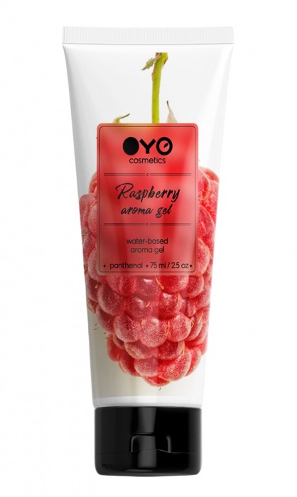 Лубрикант на водной основе OYO Aroma Gel Raspberry с ароматом малины - 75 мл. - OYO - купить с доставкой в Санкт-Петербурге