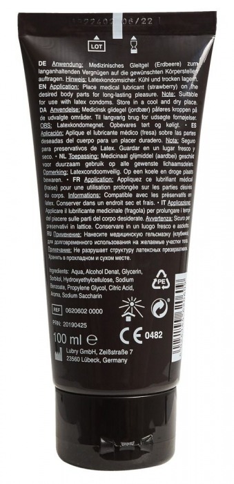 Съедобная смазка Lick It со вкусом клубники - 100 мл. - Orion - купить с доставкой в Санкт-Петербурге