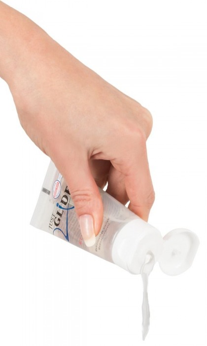 Смазка на водной основе JUSTGLIDE со вкусом клубники - 50 мл. - Orion - купить с доставкой в Санкт-Петербурге