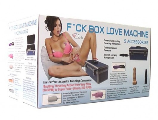Секс-машина Fuck Box с дополнительными аксессуарами - MyWorld - DIVA - купить с доставкой в Санкт-Петербурге