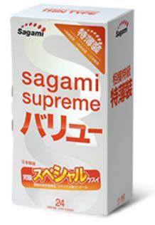 Ультратонкие презервативы Sagami Xtreme SUPERTHIN - 24 шт. - Sagami - купить с доставкой в Санкт-Петербурге