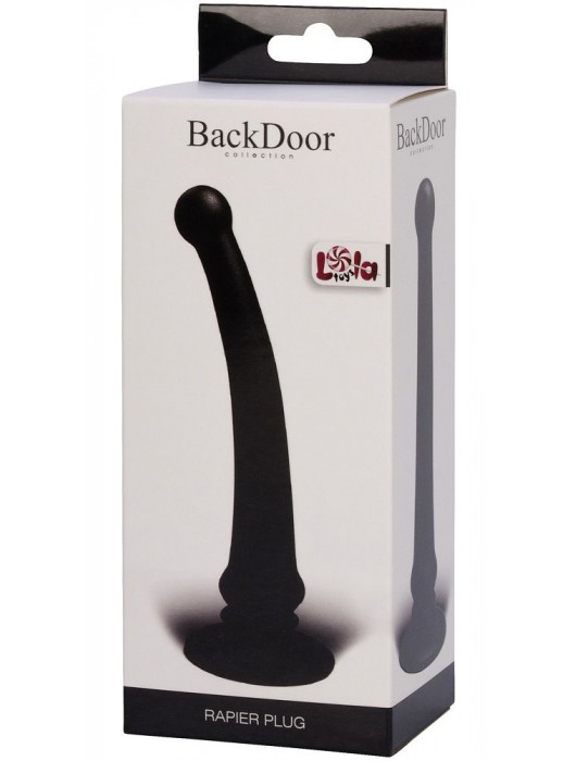 Чёрный анальный стимулятор Rapier Plug - 15 см. - Lola Games - купить с доставкой в Санкт-Петербурге