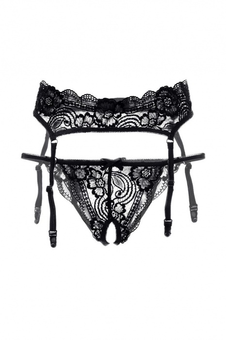Кружевной пояс с пажами для чулок и трусики - Erolanta купить с доставкой