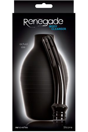 Черный анальный душ Renegade Body Cleanser - NS Novelties - купить с доставкой в Санкт-Петербурге
