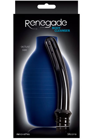 Синий анальный душ Renegade Body Cleanser - NS Novelties - купить с доставкой в Санкт-Петербурге