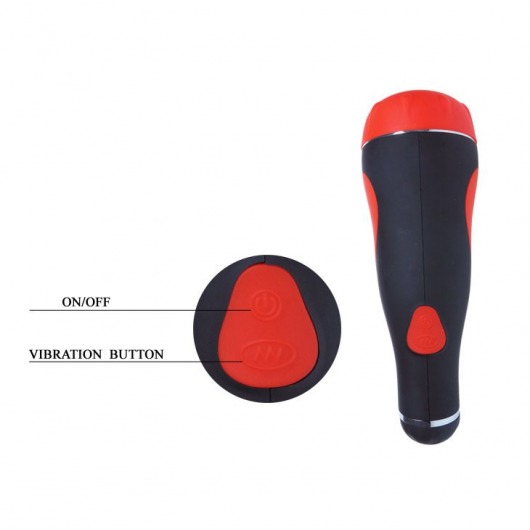 Мастурбатор-вагина с вибрацией в тубе на присоске - Baile - в Санкт-Петербурге купить с доставкой