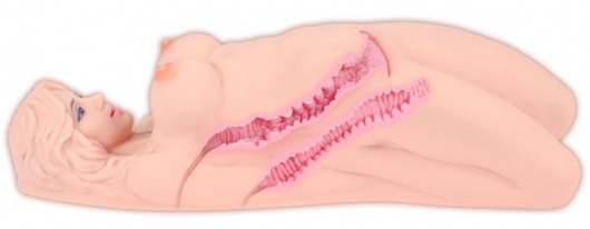 Мастурбатор Veronia с двумя упругими отверстиями для любви без вибрации - KOKOS - в Санкт-Петербурге купить с доставкой