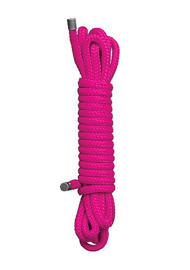 Розовая веревка для бандажа Japanese - 5 м. - Shots Media BV - купить с доставкой в Санкт-Петербурге