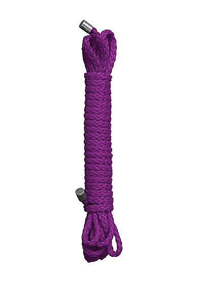 Фиолетовая веревка для бандажа Kinbaku Rope - 5 м. - Shots Media BV - купить с доставкой в Санкт-Петербурге