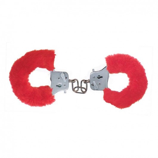 Красные игровые наручники - Toy Joy - купить с доставкой в Санкт-Петербурге