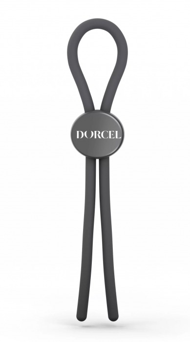 Серое эрекционное лассо на пенис Mr Dorcel - Dorcel - в Санкт-Петербурге купить с доставкой