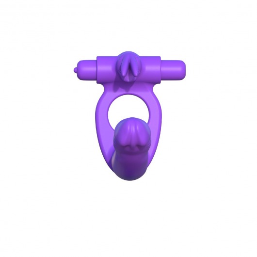 Эрекционное кольцо для двойного проникновения Silicone Double Penetrator Rabbit - Pipedream - в Санкт-Петербурге купить с доставкой
