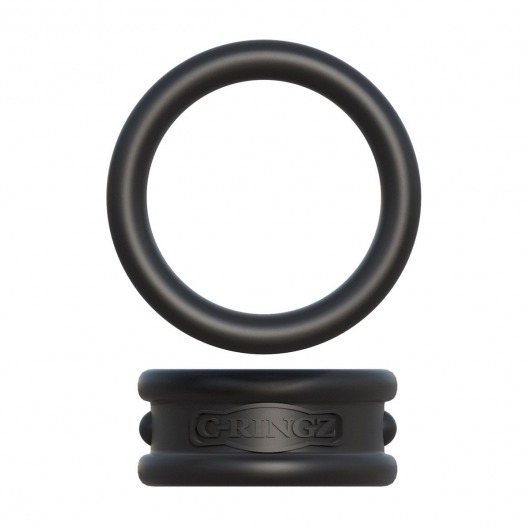 Набор из двух эрекционных колец Max-Width Silicone Rings - Pipedream - в Санкт-Петербурге купить с доставкой