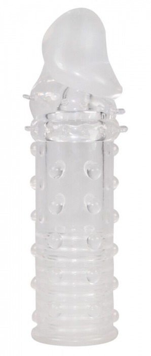 Прозрачная насадка на пенис Fun Extension - 16 см. - Orion - в Санкт-Петербурге купить с доставкой