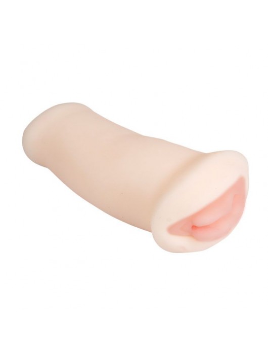 Вибрирующий мастурбатор-вагина с нежными губками Lily - 18 см. - Baile - в Санкт-Петербурге купить с доставкой