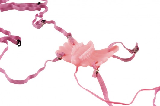 Розовый клиторальный стимулятор Sex Butterfly - ToyFa
