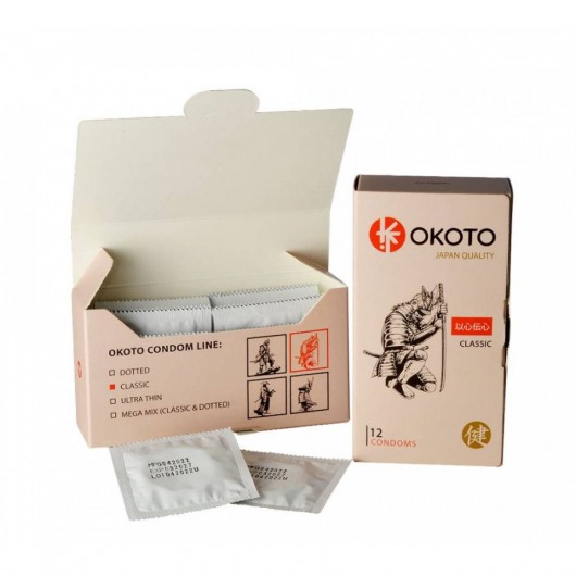 Презервативы OKOTO Classic - 12 шт. - Sitabella - купить с доставкой в Санкт-Петербурге