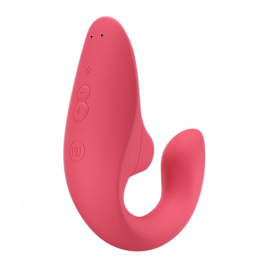 Розовый вибромассажер для двойной стимуляции Womanizer Blend - Womanizer