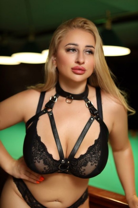 Черная кожаная сбруя с ошейником plus size из нежной кожи - БДСМ Арсенал - купить с доставкой в Санкт-Петербурге