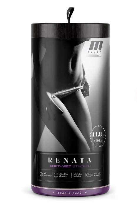 Маструбатор-вагина с вибрацией Soft   Wet Renata Realistic Tan Masturbator - Blush Novelties - в Санкт-Петербурге купить с доставкой