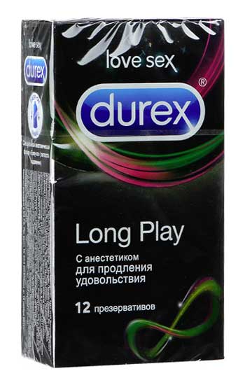 Презервативы для продления удовольствия Durex Long Play - 12 шт. - Durex - купить с доставкой в Санкт-Петербурге