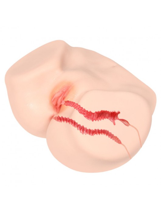 Мастурбатор-полуторс с двойным слоем материала Vanilla Onahole Real Vagina - KOKOS - в Санкт-Петербурге купить с доставкой