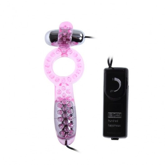 Эрекционное кольцо с двумя вибраторами - Baile - в Санкт-Петербурге купить с доставкой