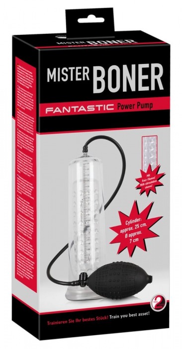 Помпа для пениса Mister Boner Fantastic - 22 см. - Orion - в Санкт-Петербурге купить с доставкой