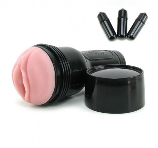 Мастурбатор-вагина Fleshlight - Vibro Pink Lady Touch с вибрацией - Fleshlight - в Санкт-Петербурге купить с доставкой