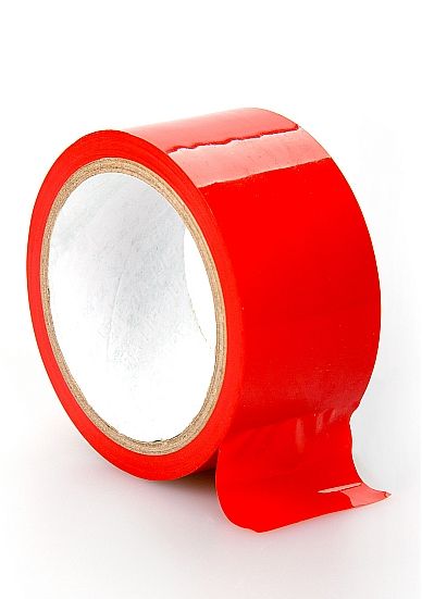 Красная лента для связывания Bondage Tape Red - Shots Media BV - купить с доставкой в Санкт-Петербурге