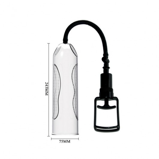 Помпа мужская со вставкой в виде вагины - 25 см. - Baile - в Санкт-Петербурге купить с доставкой