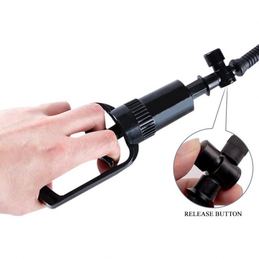 Помпа мужская со вставкой в виде вагины - 25 см. - Baile - в Санкт-Петербурге купить с доставкой