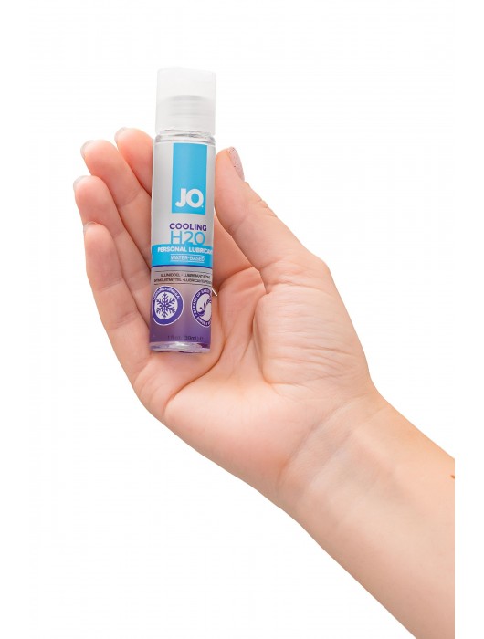 Охлаждающий лубрикант на водной основе JO H2O COOLING - 30 мл. - System JO - купить с доставкой в Санкт-Петербурге