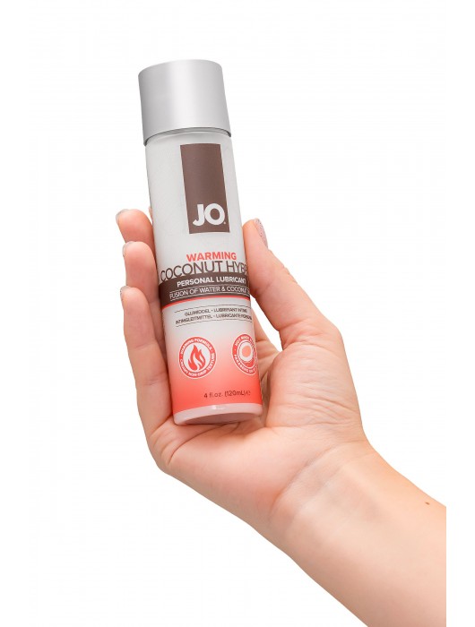 Водно-масляный лубрикант с разогревающим эффектом Hybrid Lubricant WARMING - 120 мл. - System JO - купить с доставкой в Санкт-Петербурге