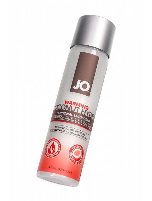 Водно-масляный лубрикант с разогревающим эффектом Hybrid Lubricant WARMING - 120 мл. - System JO - купить с доставкой в Санкт-Петербурге