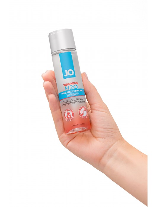 Возбуждающий лубрикант на водной основе JO Personal Lubricant H2O Warming - 120 мл. - System JO - купить с доставкой в Санкт-Петербурге