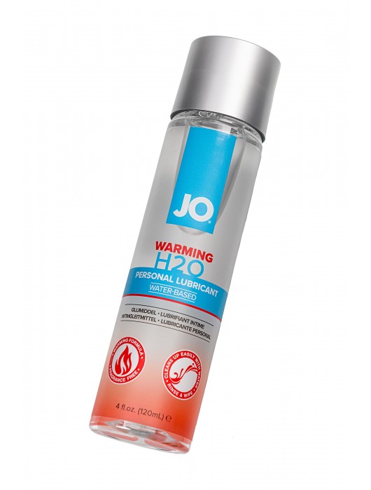 Возбуждающий лубрикант на водной основе JO Personal Lubricant H2O Warming - 120 мл. - System JO - купить с доставкой в Санкт-Петербурге