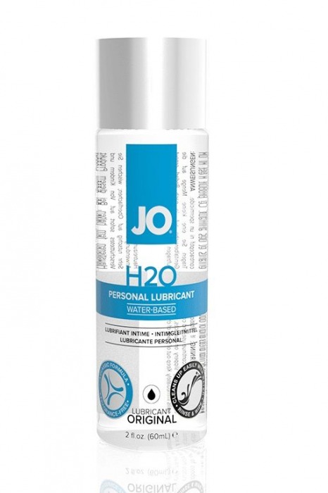Нейтральный лубрикант на водной основе JO Personal Lubricant H2O - 60 мл. - System JO - купить с доставкой в Санкт-Петербурге