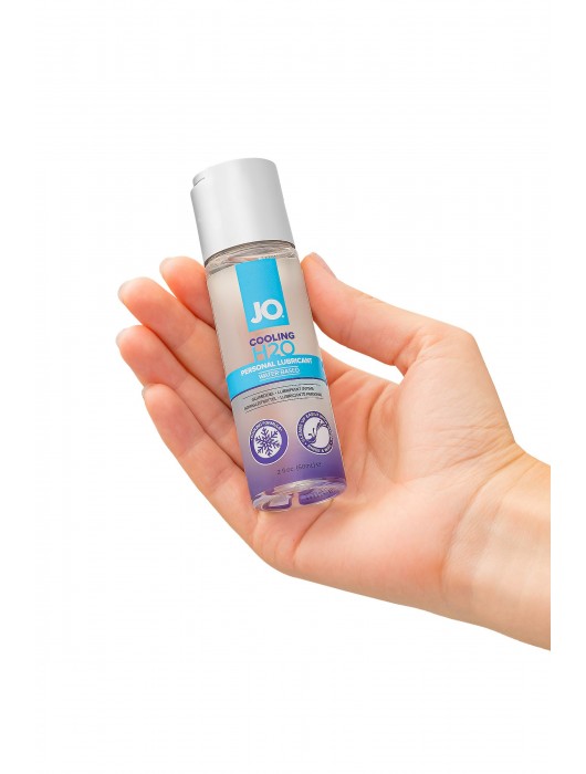 Охлаждающий лубрикант на водной основе JO Personal Lubricant H2O COOLING - 60 мл. - System JO - купить с доставкой в Санкт-Петербурге