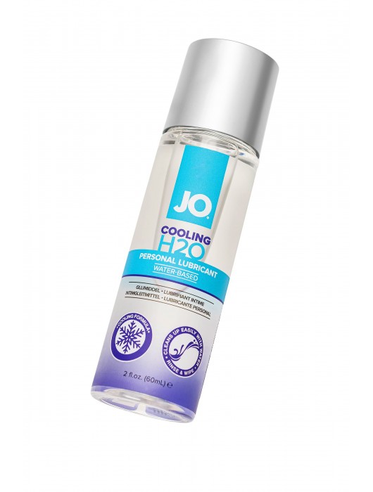 Охлаждающий лубрикант на водной основе JO Personal Lubricant H2O COOLING - 60 мл. - System JO - купить с доставкой в Санкт-Петербурге