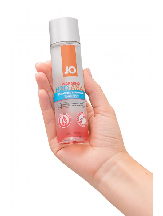 Анальный согревающий лубрикант на водной основе JO Anal H2O Warming - 120 мл. - System JO - купить с доставкой в Санкт-Петербурге