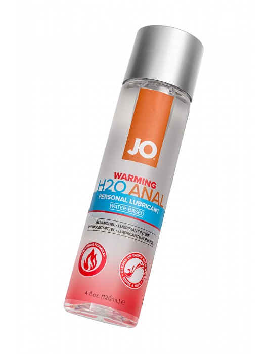 Анальный согревающий лубрикант на водной основе JO Anal H2O Warming - 120 мл. - System JO - купить с доставкой в Санкт-Петербурге