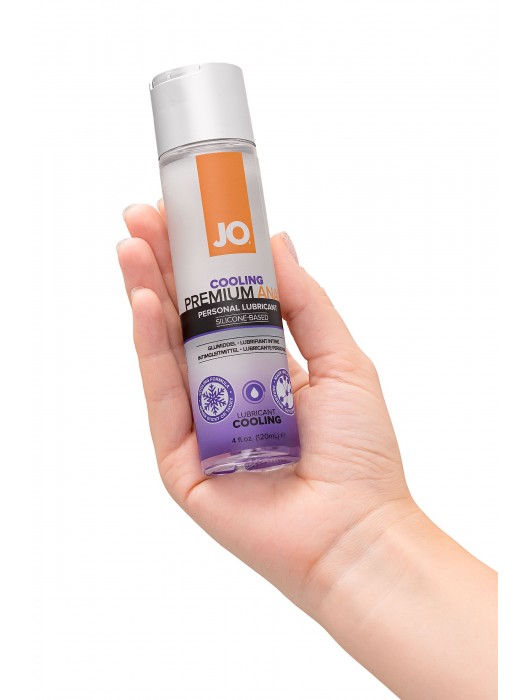Анальный охлаждающий лубрикант на силиконовой основе JO Anal Premium COOLING - 120 мл. - System JO - купить с доставкой в Санкт-Петербурге