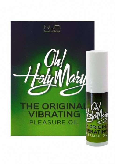 Масло унисекс с эффектом вибрации Oh! Holy Mary - 6 мл. - Nuei cosmetics - купить с доставкой в Санкт-Петербурге