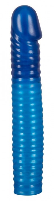 Синяя вибронасадка на пенис Vibrating Sleeve с пультом управления - 22,5 см. - Orion - в Санкт-Петербурге купить с доставкой