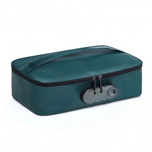 Зеленая сумочка для хранения игрушек Discreet Box - Dorcel - купить с доставкой в Санкт-Петербурге