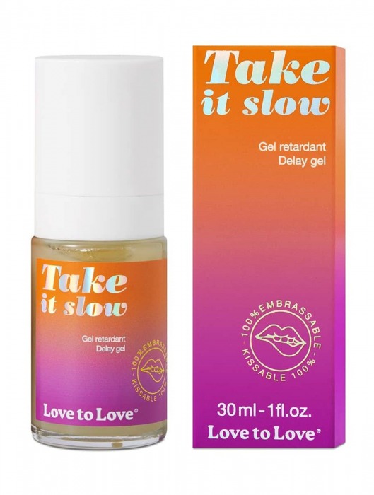 Пролонгирующий гель для мужчин Take It Slow - 30 мл. - Love to Love - купить с доставкой в Санкт-Петербурге